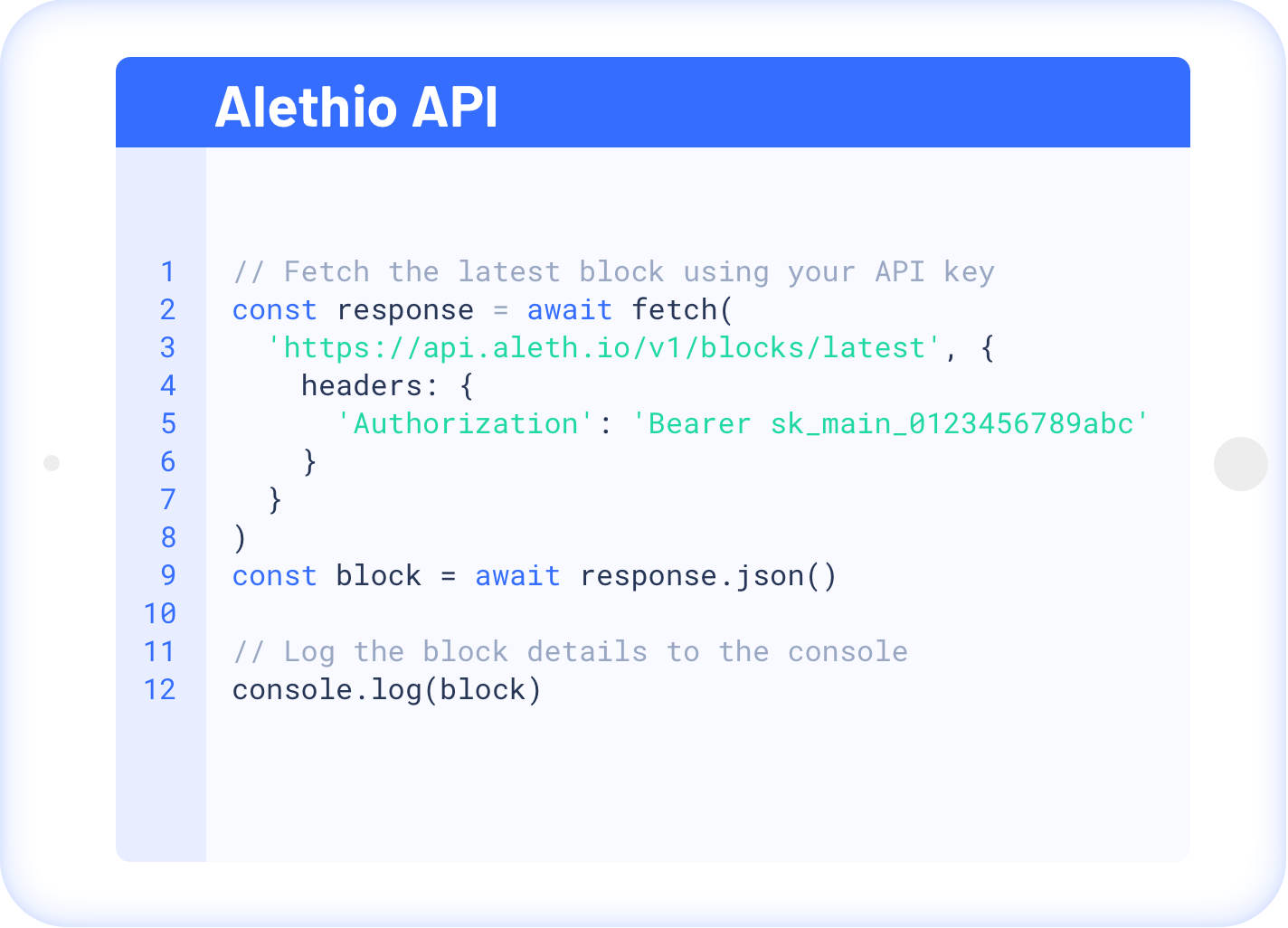 Alethio Blockchain API